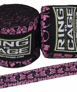 Ring To Cage Printed Hand Wraps - Multiple Designs TRAINING GEAR 25 Ring To Cage Printed Hand Wraps - Multiple Designs TRAINING GEAR