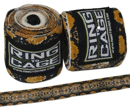 Ring To Cage Printed Hand Wraps - Multiple Designs TRAINING GEAR 15 Ring To Cage Printed Hand Wraps - Multiple Designs TRAINING GEAR