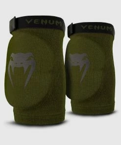 Venum Kontact Elbow Pads - Khaki/Black TRAINING GEAR