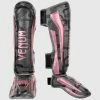 TRAINING GEAR Venum Elite Shin Guards - Dark Camo/Pink