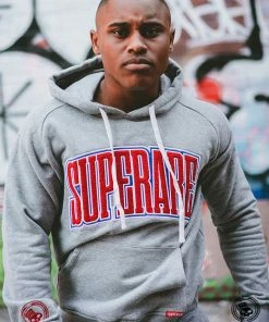 Superare Fight Goods Superare Finisher Pull Over Hoodie - Heather Grey CLOTHING