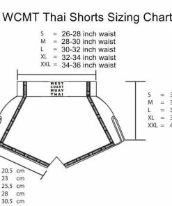 West Coast Muay Thai TRAINING GEAR WCMT Dodger Muay Thai Shorts