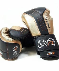 Rival RB-10 Intelli-Shock Bag Gloves - Gold/Black