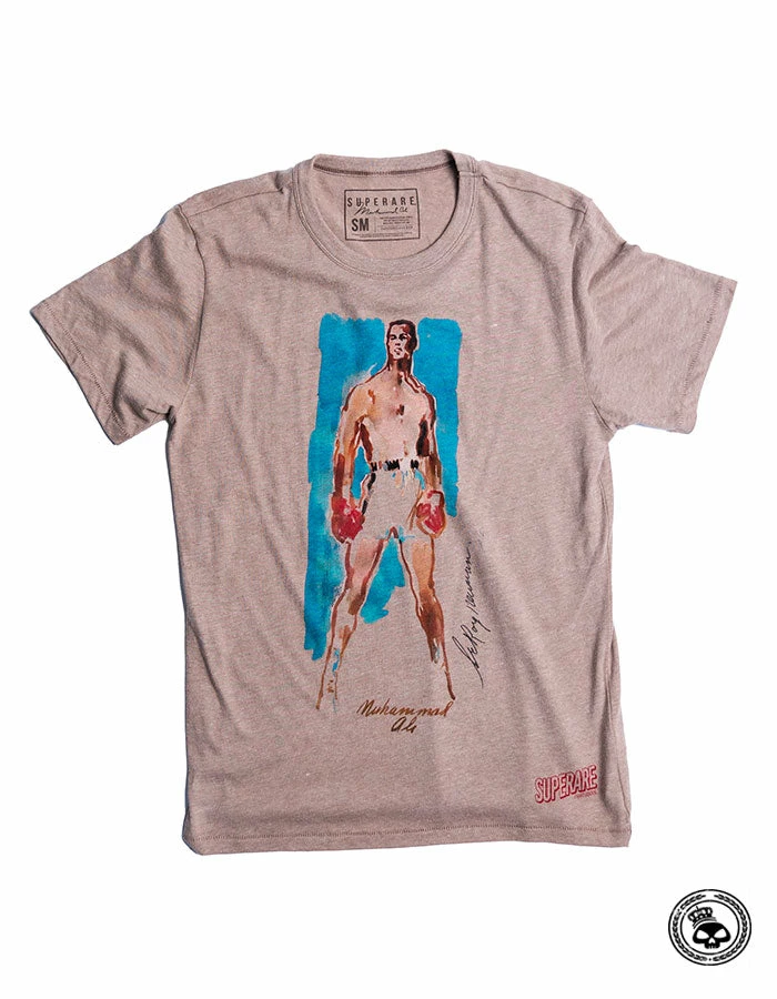 Superare Fight Goods CLOTHING Superare X LeRoy Neiman - Ali '66 Portrait Shirt 9 Superare Fight Goods CLOTHING Superare X LeRoy Neiman - Ali '66 Portrait Shirt