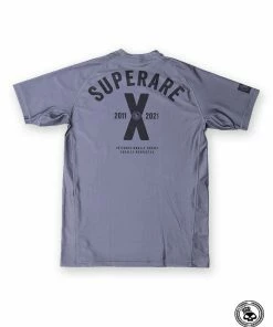 Superare Fight Goods Superare 10th Anniversary Short Sleeve Rash Guard - Grey/Black