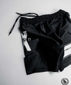 Superare Fight Goods Superare 10th Anniversary Fight Shorts - Black/White TRAINING GEAR