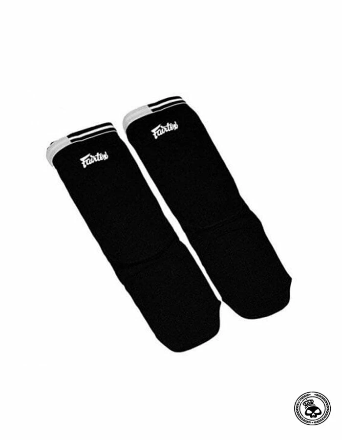 Fairtex Cloth Shin Guards - Black TRAINING GEAR 3 Fairtex Cloth Shin Guards - Black TRAINING GEAR
