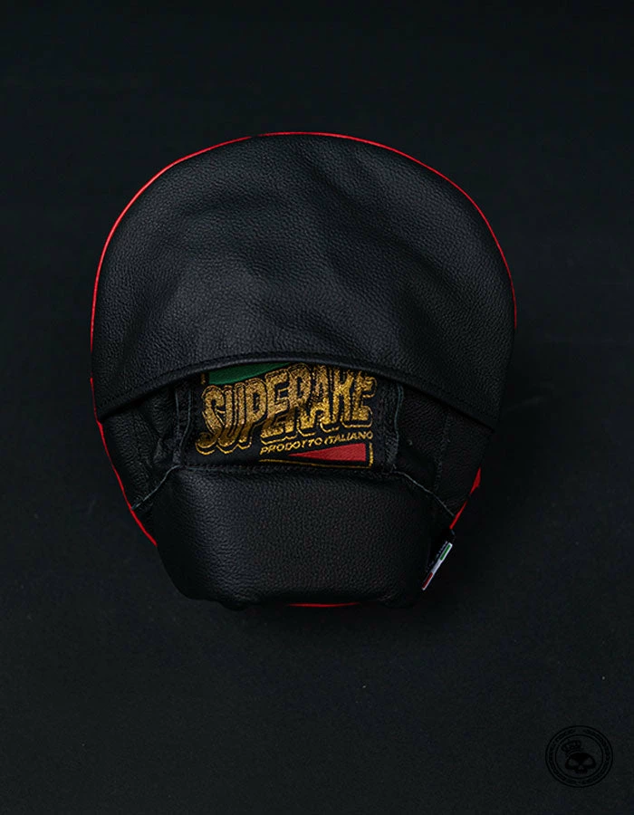 Superare Fight Goods Superare S250 Focus Mitts - Black/Red 4 Superare Fight Goods Superare S250 Focus Mitts - Black/Red