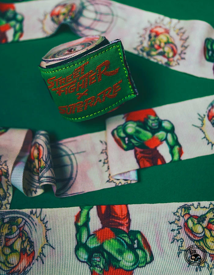 Superare Fight Goods Superare X Street Fighter Hand Wraps - Blanka 4 Superare Fight Goods Superare X Street Fighter Hand Wraps - Blanka