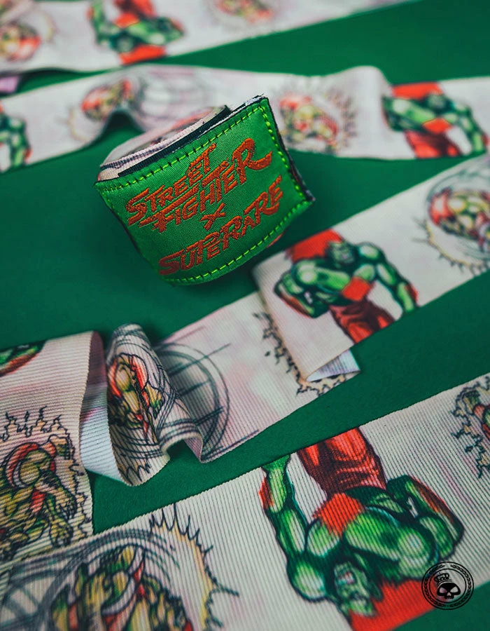 Superare Fight Goods Superare X Street Fighter Hand Wraps - Blanka 3 Superare Fight Goods Superare X Street Fighter Hand Wraps - Blanka