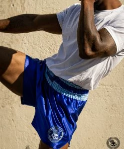 Superare Fight Goods Superare One Series Muay Thai Shorts - Royal Blue/Sky TRAINING GEAR