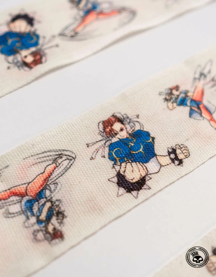 Superare Fight Goods Superare X Street Fighter Hand Wraps - Chun-Li 7 Superare Fight Goods Superare X Street Fighter Hand Wraps - Chun-Li