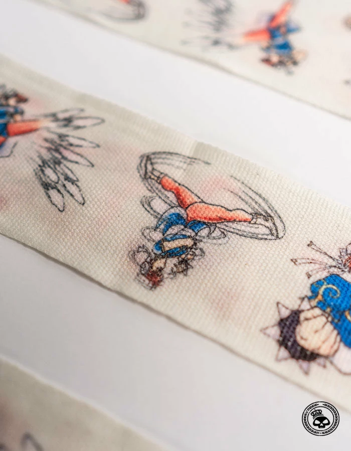 Superare Fight Goods Superare X Street Fighter Hand Wraps - Chun-Li 5 Superare Fight Goods Superare X Street Fighter Hand Wraps - Chun-Li