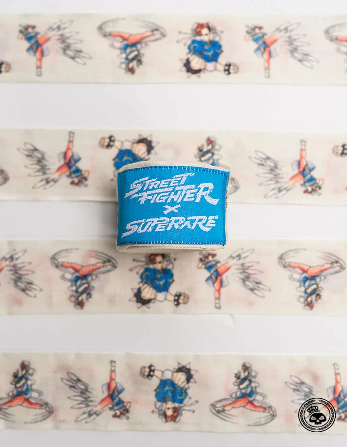 Superare Fight Goods Superare X Street Fighter Hand Wraps - Chun-Li 4 Superare Fight Goods Superare X Street Fighter Hand Wraps - Chun-Li