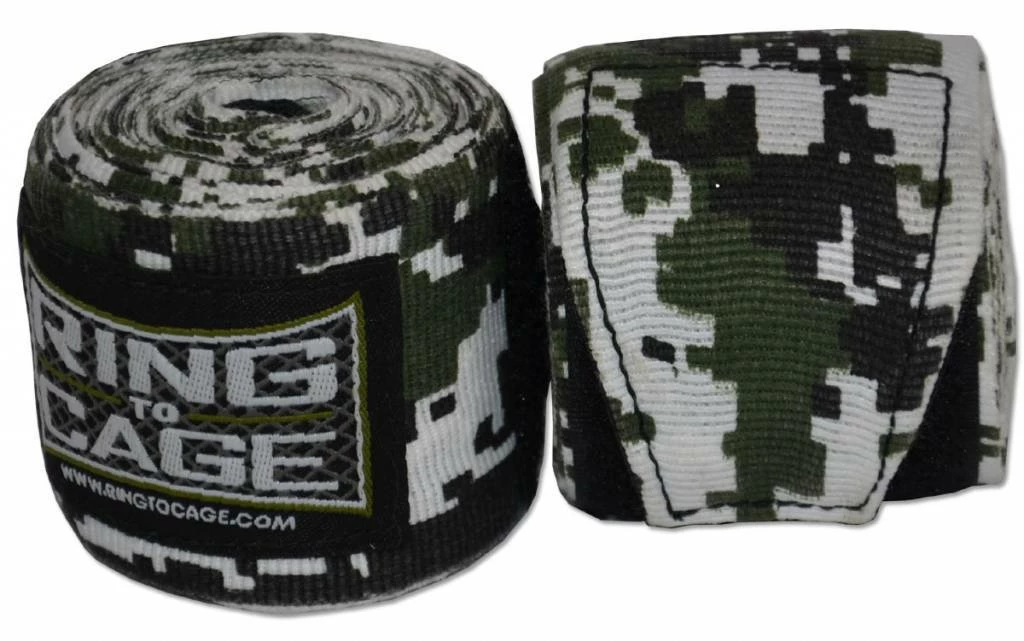 Ring To Cage Printed Hand Wraps - Multiple Designs TRAINING GEAR 9 Ring To Cage Printed Hand Wraps - Multiple Designs TRAINING GEAR