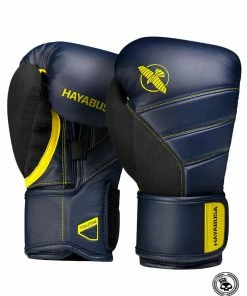 Hayabusa T3 Gloves - Navy/Yellow