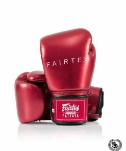Fairtex BGV22 Gloves - Red Metallic