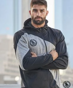 Superare Fight Goods CLOTHING Superare Fundamental Athletic Zip Up Hoodie - Black