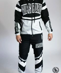 Superare Fight Goods SUPERARE ATHLETICS Superare Finisher Track Pants - Black/Grey 16 Superare Fight Goods SUPERARE ATHLETICS Superare Finisher Track Pants - Black/Grey