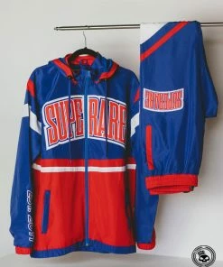 Superare Fight Goods SUPERARE ATHLETICS Superare Finisher Track Suit Jacket - Blue/Red/White