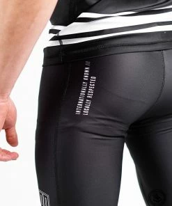 Superare Fight Goods Superare Finisher Spats - Black/White SUPERARE ATHLETICS