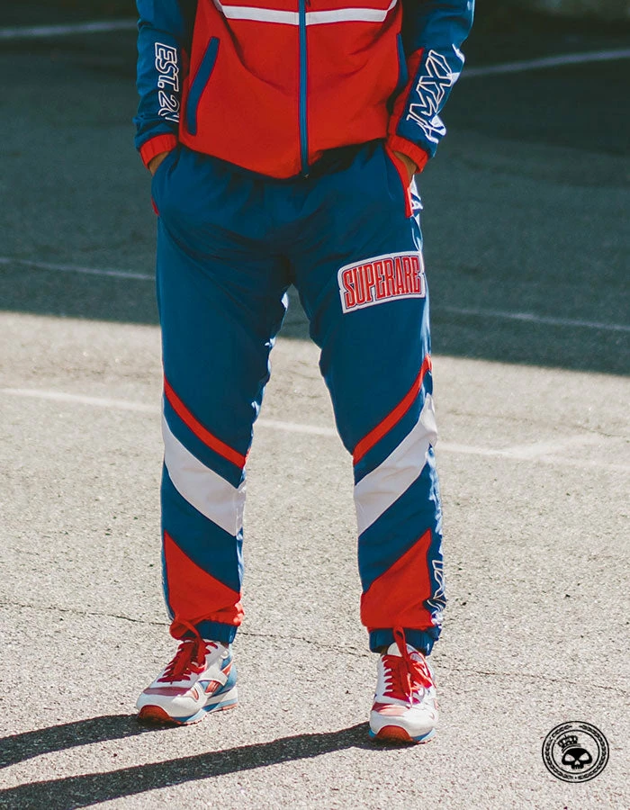 Superare Fight Goods Superare Finisher Track Pants - Blue/Red/White 3 Superare Fight Goods Superare Finisher Track Pants - Blue/Red/White