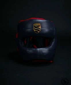 Superare Fight Goods Superare S430 Full Face Headgear - Navy/Red SUPERARE ITALY