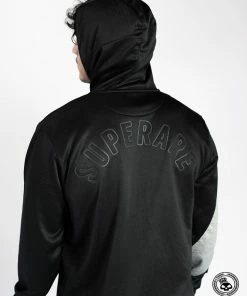 Superare Fight Goods CLOTHING Superare Fundamental Athletic Zip Up Hoodie - Black