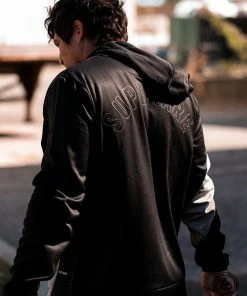 Superare Fight Goods CLOTHING Superare Fundamental Athletic Zip Up Hoodie - Black