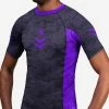 TRAINING GEAR Hayabusa Ranked Short Sleeve Rash Guard - Purple