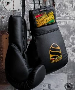 Superare Fight Goods Superare S50 Lace Up Gloves - Matte Black SUPERARE ITALY