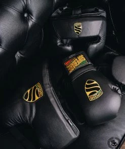 Superare Fight Goods Superare S50 Lace Up Gloves - Matte Black SUPERARE ITALY