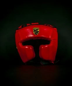 Superare Fight Goods SUPERARE ITALY Superare S360 Cheek Headgear - Red/Black/Yellow