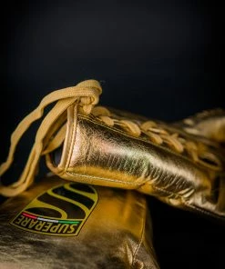 Superare Fight Goods Superare S50 Lace Up Gloves - Gold SUPERARE ITALY