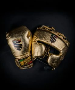 Superare Fight Goods Superare S50 Velcro Gloves - Gold