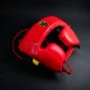 Superare Fight Goods SUPERARE ITALY Superare S360 Cheek Headgear - Red/Black/Yellow 2 Superare Fight Goods SUPERARE ITALY Superare S360 Cheek Headgear - Red/Black/Yellow
