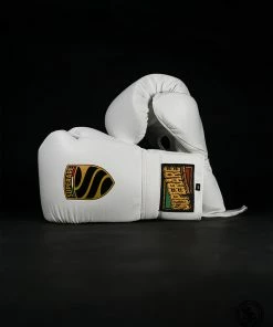 Superare Fight Goods Superare S50 Lace Up Gloves - White SUPERARE ITALY