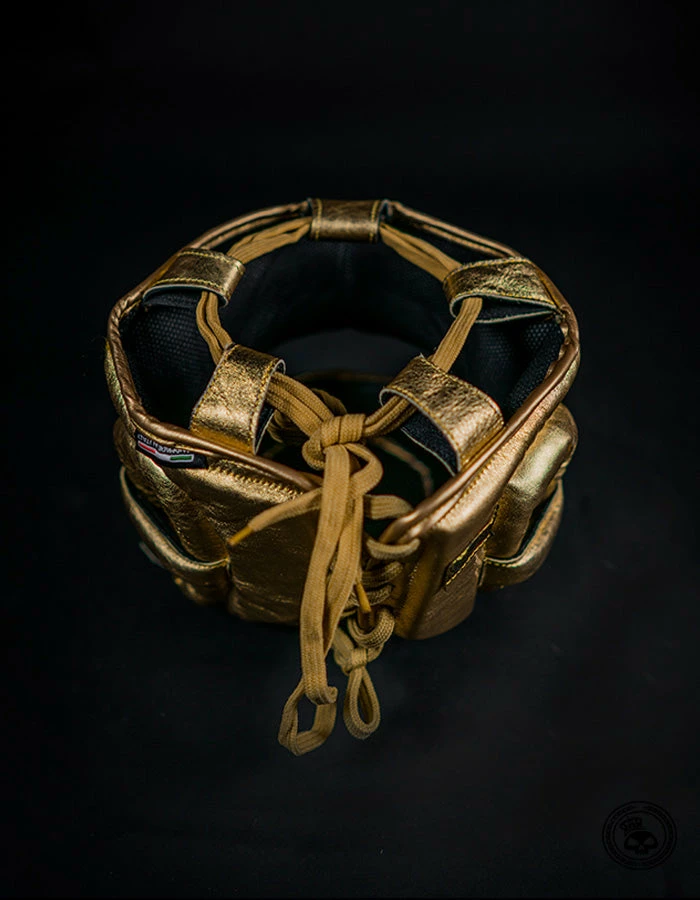 Superare Fight Goods Superare S430 Full Face Headgear - Gold SUPERARE ITALY 5 Superare Fight Goods Superare S430 Full Face Headgear - Gold SUPERARE ITALY