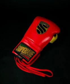 Superare Fight Goods Superare S50 Lace Up Gloves - Red/Black/Yellow