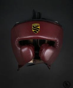 Superare Fight Goods SUPERARE ITALY Superare S360 Cheek Headgear - Maroon/Cream