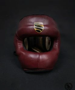 Superare Fight Goods Superare S430 Full Face Headgear - Maroon/Cream