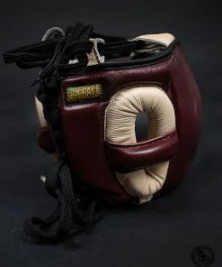 Superare Fight Goods Superare S430 Full Face Headgear - Maroon/Cream