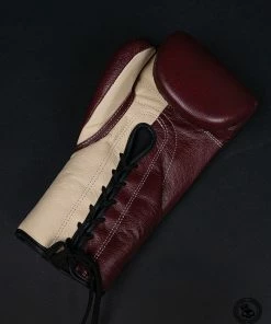 Superare Fight Goods Superare S40 Lace Up Gloves - Maroon/Cream