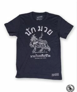 Superare Fight Goods Superare Nak Muay Shirt - Navy CLOTHING