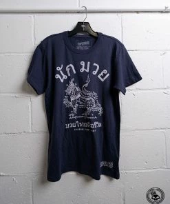 Superare Fight Goods Superare Nak Muay Shirt - Navy CLOTHING