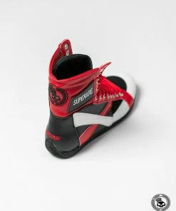 Superare Fight Goods TRAINING GEAR Superare Boxing Shoes - Black/Red/White