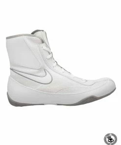 Nike Machomai Boxing Shoe - White/Grey TRAINING GEAR