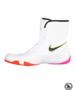 Nike Machomai SE Boxing Shoes - White/Bright Crimson TRAINING GEAR