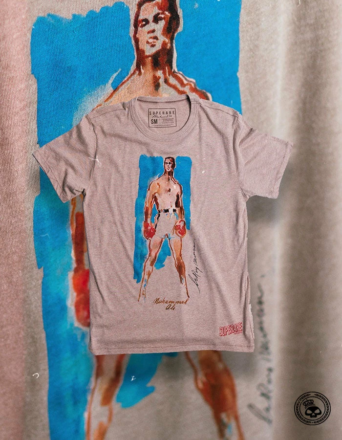 Superare Fight Goods CLOTHING Superare X LeRoy Neiman - Ali '66 Portrait Shirt 4 Superare Fight Goods CLOTHING Superare X LeRoy Neiman - Ali '66 Portrait Shirt