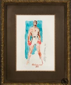 Superare Fight Goods CLOTHING Superare X LeRoy Neiman - Ali '66 Portrait Shirt 12 Superare Fight Goods CLOTHING Superare X LeRoy Neiman - Ali '66 Portrait Shirt